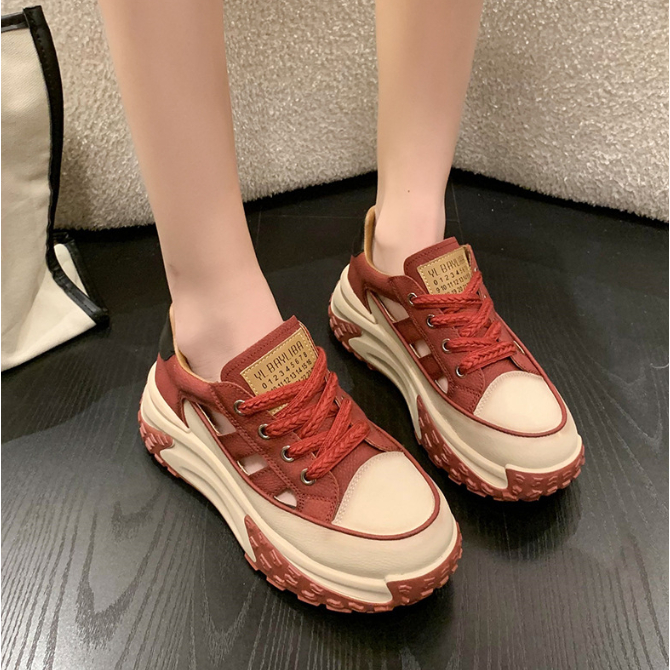 Giày thể thao nữ mẫu mới hot trend đế cao tôn dáng B16