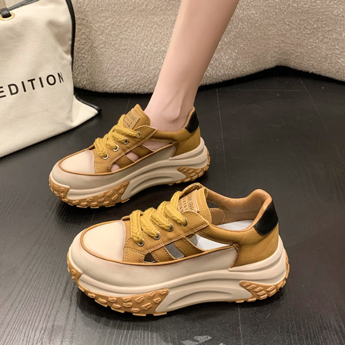 Giày thể thao nữ mẫu mới hot trend đế cao tôn dáng B16