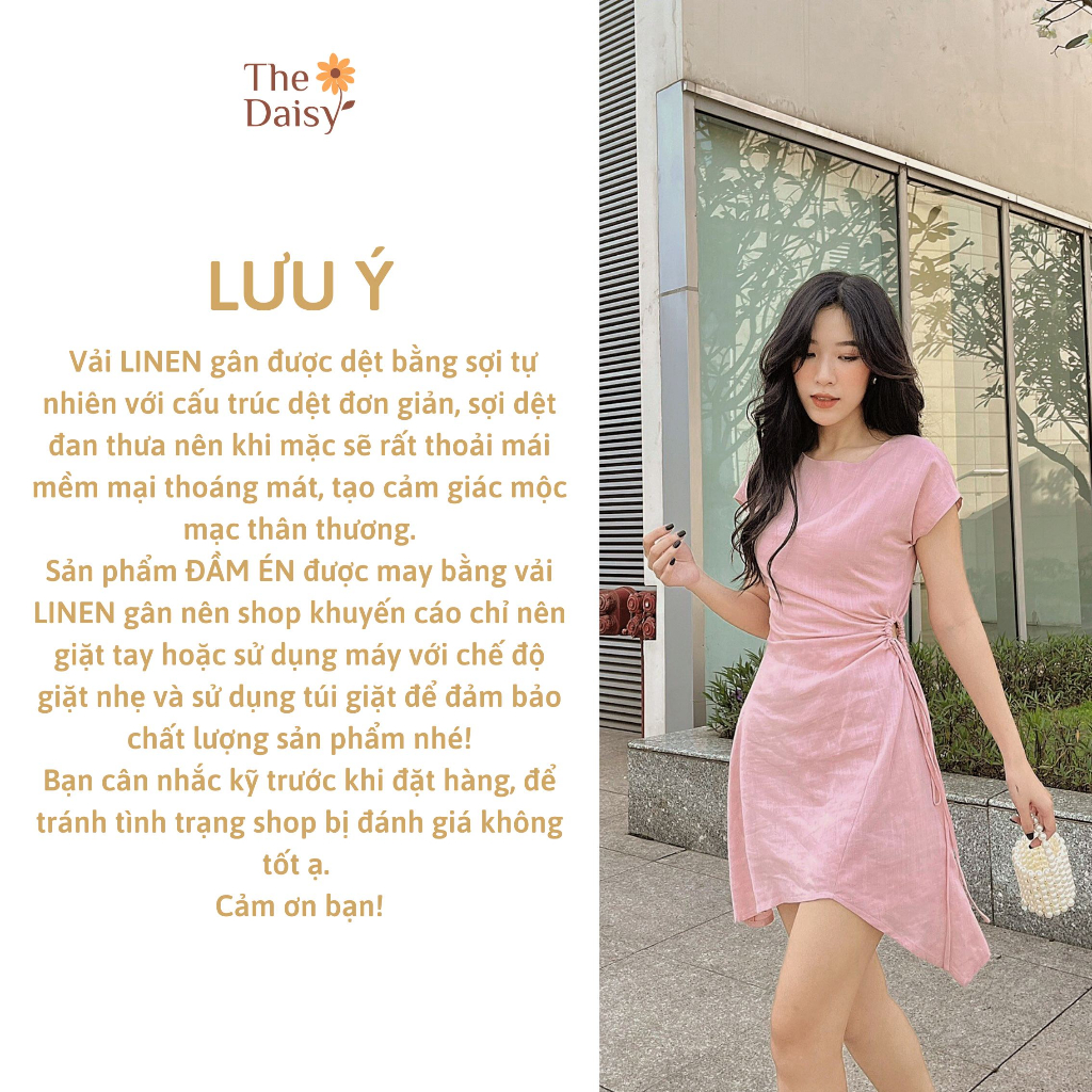 Đầm rút dây eo tà xéo  | Đầm ÉN - TheDaisy