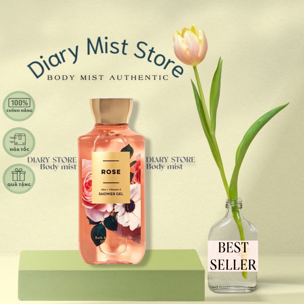 𝐃𝐢𝐚𝐫𝐲𝐦𝐢𝐬𝐭.𝐬𝐭𝐨𝐫𝐞 Sữa tắm SIGNATURE COLLECTION Rose - Bath and Body Works
