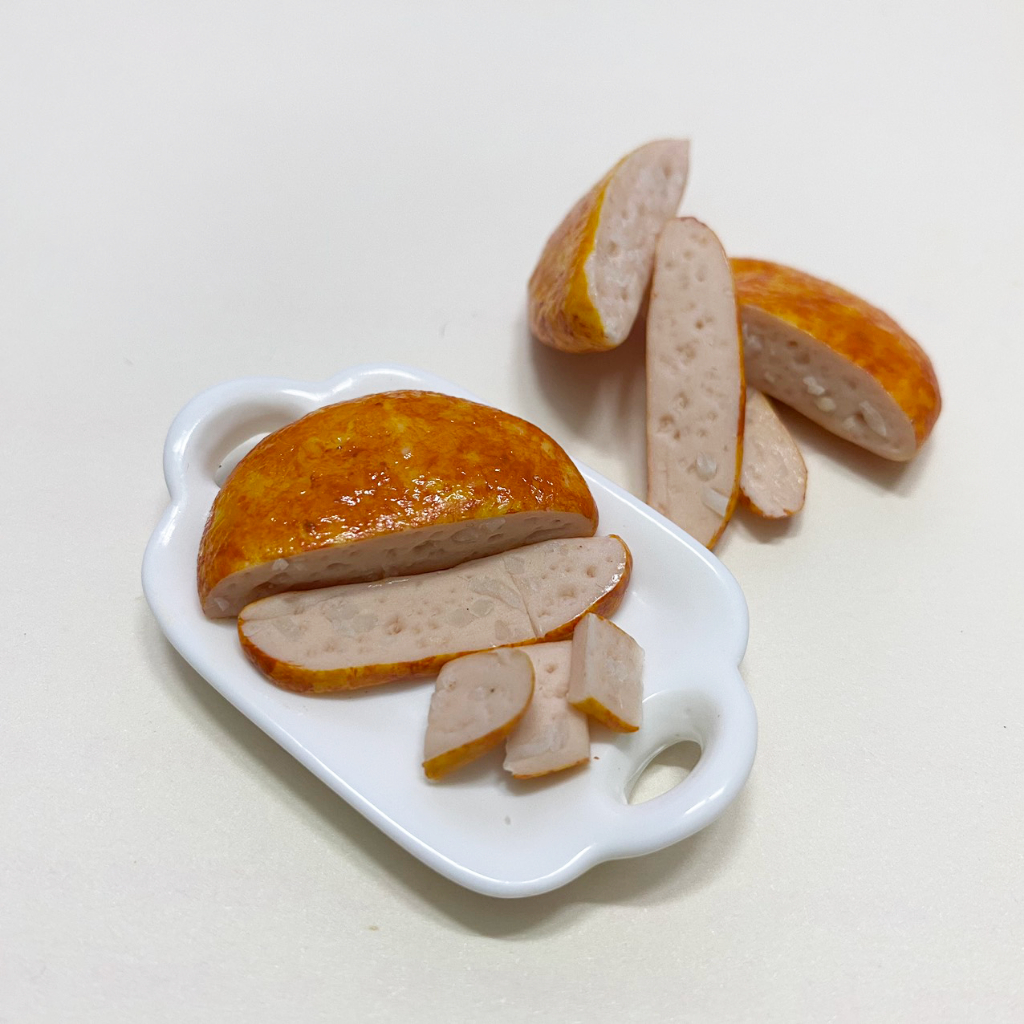 Mô hình đĩa chả chiên  , minifood/miniature, đồ ăn mini mô hình cho búp bê, đồ ăn tí hon, đồ chơi