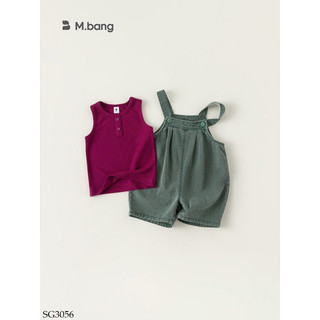set quần yếm mix áo sát nách