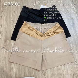 Bigsize 40-105kg Quần Bầu đũi - Quần short bầu , đùi bầu mùa hè mềm mát