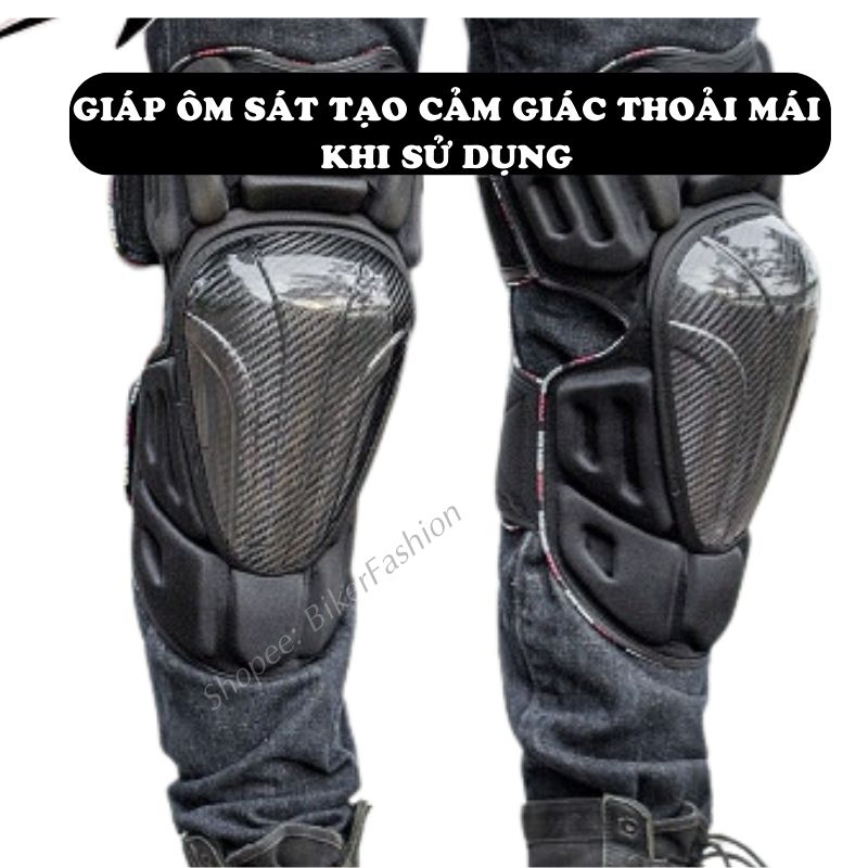 Giáp Bảo Hộ Tay Chân Carbon Đi Mô Tô Xe Máy Cao Cấp