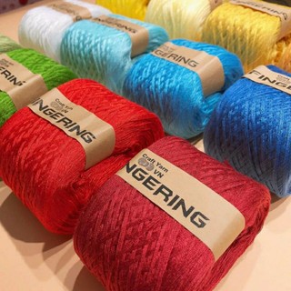 Sợi Cotton Bóng Fingering
