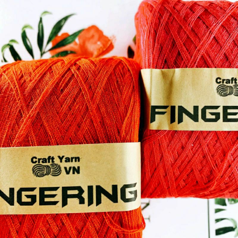 Sợi Cotton Bóng Fingering