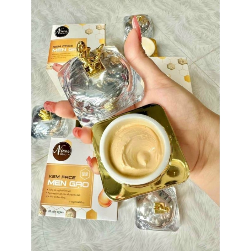 Kem Face Men Gạo Nicos Thanh Nhi