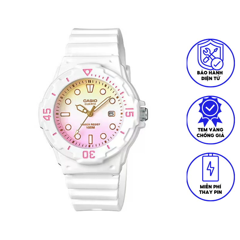 Đồng hồ Nữ Dây Nhựa Chính Hãng Casio LRW-200H-4E2