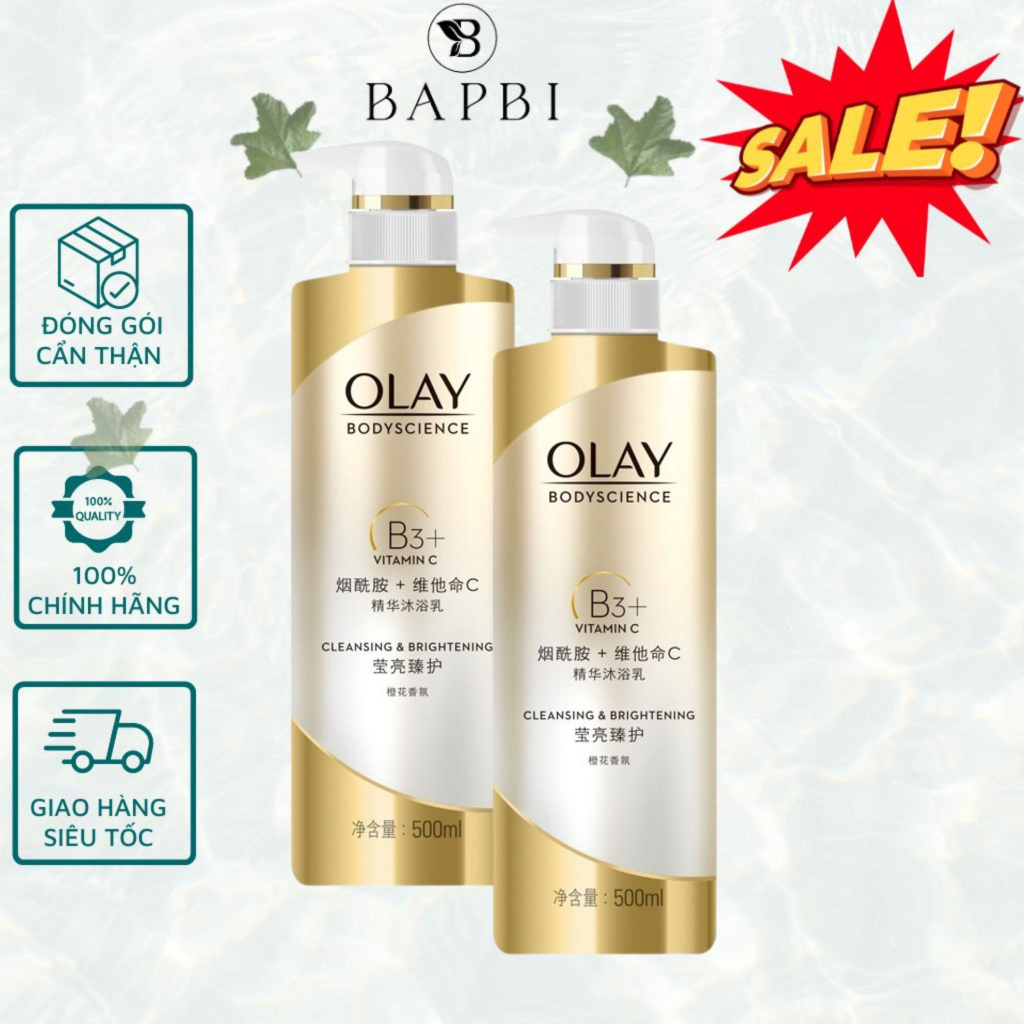 Sữa Tắm OLAY B3+ Retinol Body Cellscience Sữa Tắm Olay B3 Vitamin C Dưỡng