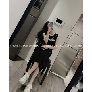 Đầm thun sát nách chữ Just