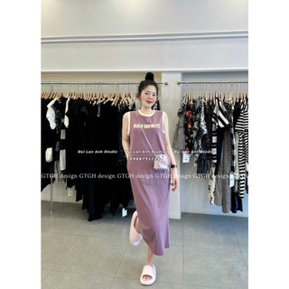 Đầm thun sát nách chữ Just