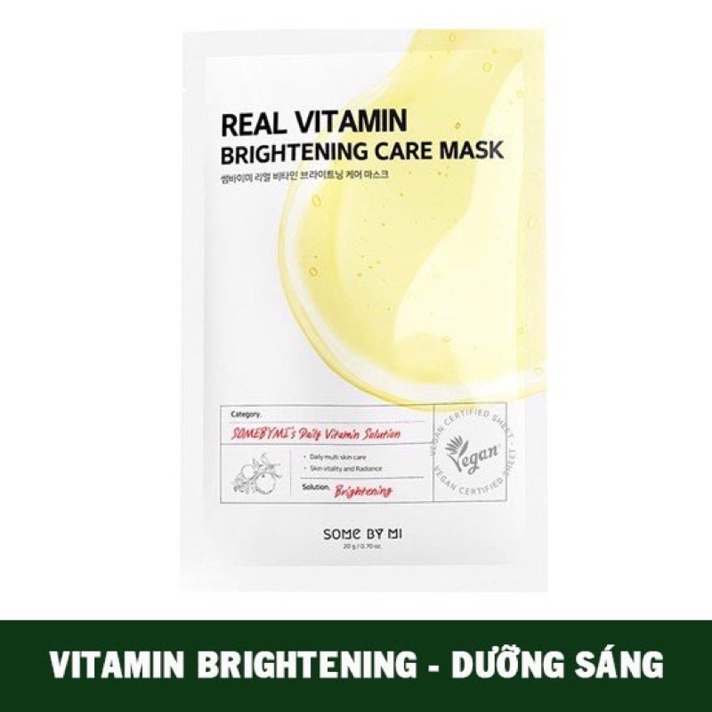 COMBO 10 Mặt Nạ Giấy Ngừa Mụn, Trắng Da Some By Mi Mask Mẫu Mới