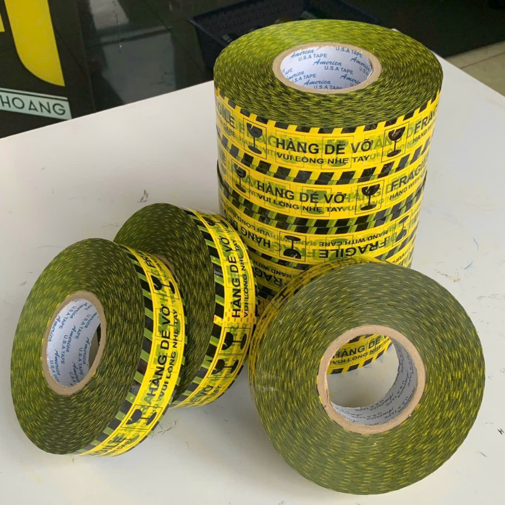 Cuộn Băng keo hàng đễ vỡ loại 600 Yard ( 1KG ) bản 4.8mm KEOCS222