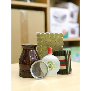 Cốc xông ngải cứu - tặng 54 điếu ngải & lọ tinh dầu