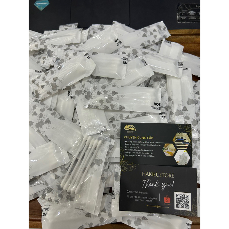 Bàn chải kem Bao Hoa cho khách sạn nhà nghỉ dùng 1 lần