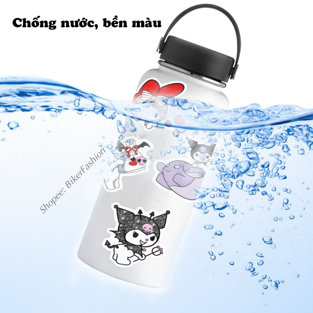 Sticker Chống Nước Giá Rẻ - Hình Dán Sticker Chất Liệu Decal Cắt Sẵn Dán Mũ Bảo Hiểm, Điện Thoại, Laptop, Vali