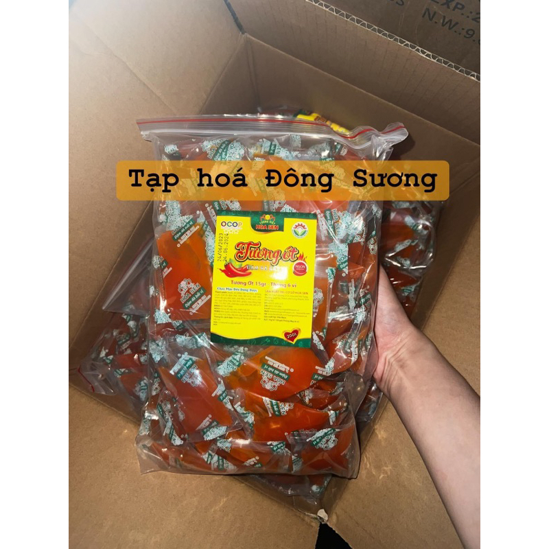 Tương ớt Hoa Sen bịch 15g túi 100 gói