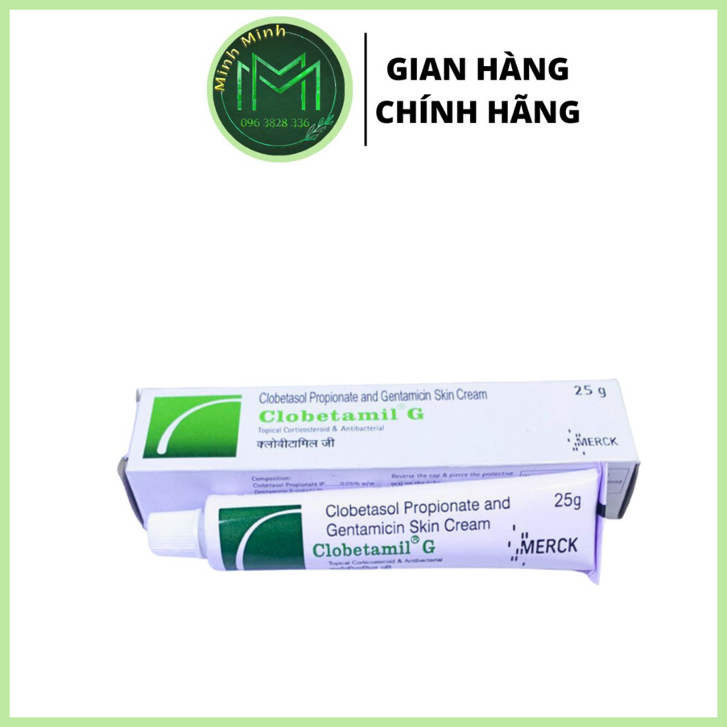 Tuýp Nám Cao Cấp Clobetamil G Thái Lan Hỗ Trợ Cải Thiện Nám Tàn Nhang