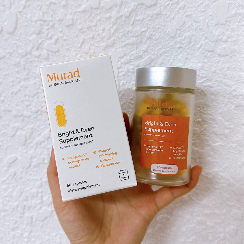 MURAD -  Viên Uống Chống Nắng Sáng Da Murad Bright & Even Supplement 60 Viên