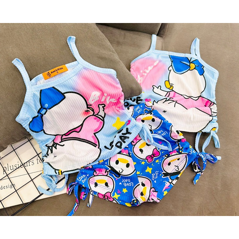 Bộ hai dây thun lạnh cho bé iu