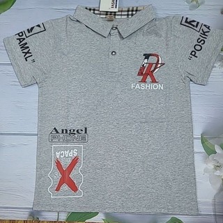 Áo polo bé trai chất cotton tàu