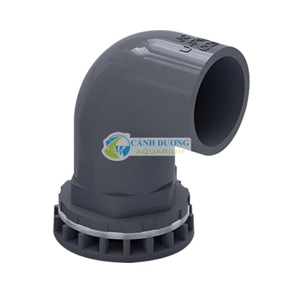 Xả đáy thẳng, góc 90 độ màu Xám, màu Trắng U-PVC Phi 32-25-20 chuyên dùng cho hồ cá