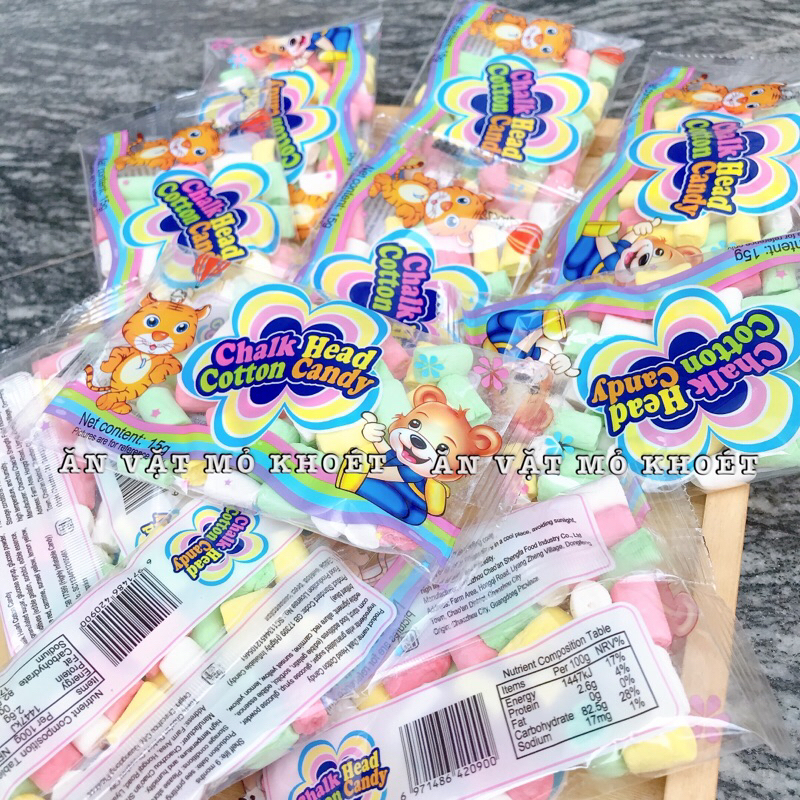Kẹo dẻo xốp Mashmallow, bông gòn |15gr|
