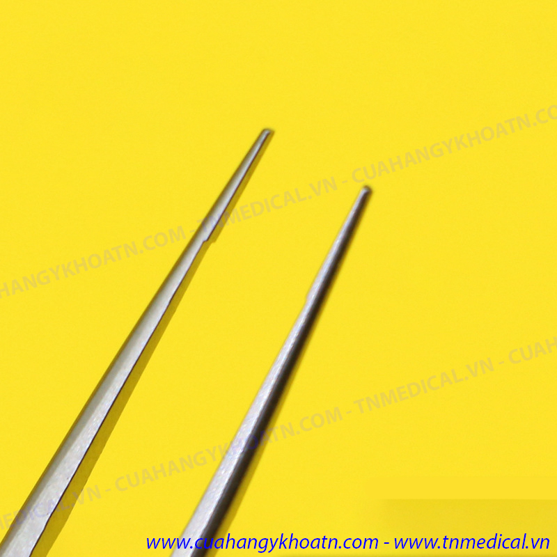 ☘ Nhíp Kẹp Phẫu Tích Adson Tốt, Cán Vàng, Gem Cao Cấp 12cm - TNMedical.vn