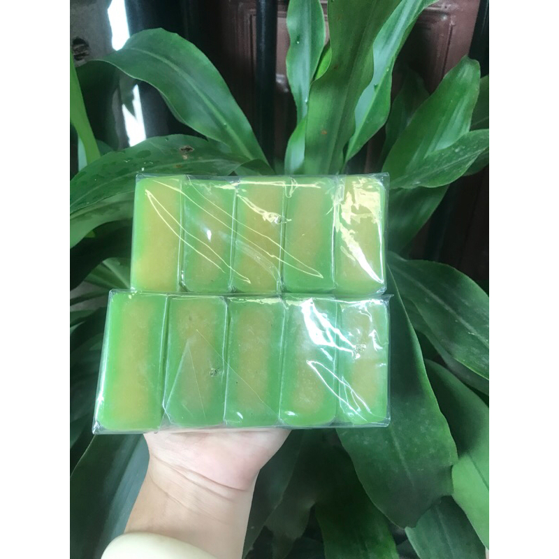 Bánh xà lam nhân dừa - Bánh in nhân dừa - Bánh in nhân đậu xanh - Bánh dẻo