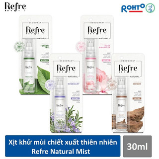 Xịt Khử Mùi Refre Natural 30ml