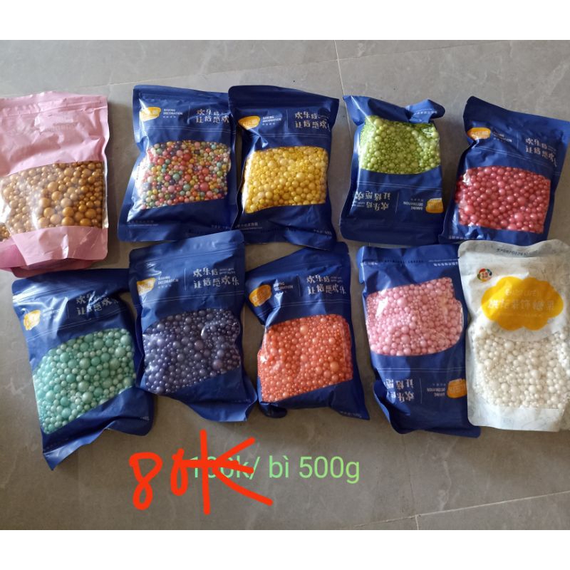 Kẹo bi tráng trí bánh sinh nhật