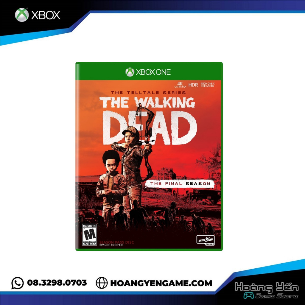 [Mã 99ELHA giảm 7% đơn 300K] Đĩa Game Xbox The Walking Dead: The Tellt