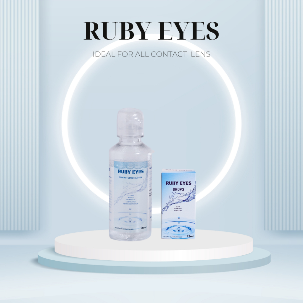 Nước Ngâm Lens, Nước Rửa Lens - Nước Nhỏ Mắt Cao Cấp Ruby Eyes