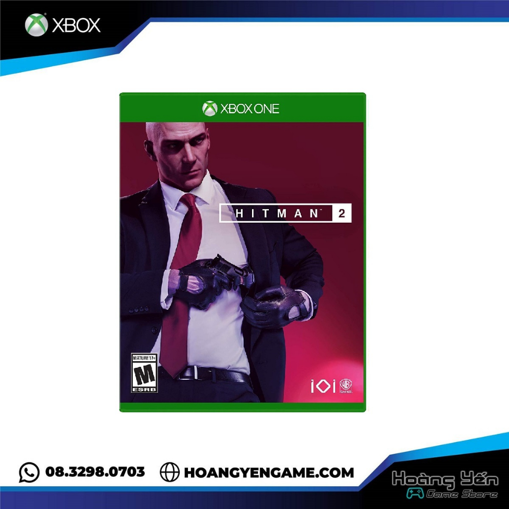 [Mã 99ELHA giảm 7% đơn 300K] Đĩa Game Xbox Hitman 2