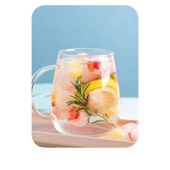MA059 Khay đá bi tròn tủ lạnh 33 viên có nắp đậy - Khuôn làm thạch hoa quả hình bi tròn ngộ nghĩnh