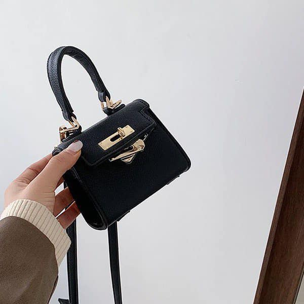 Túi Đeo Chéo Mini Chất Da Sần Size 12
