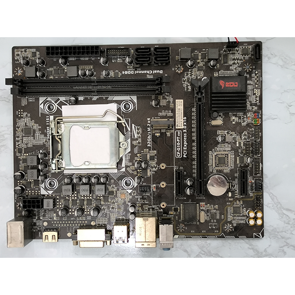 Main B150 1151v1 + Xeon E3 v5 Colorful B150M-E PRO v20 có khe M.2 qua sử dụng - Bảo hành 1T