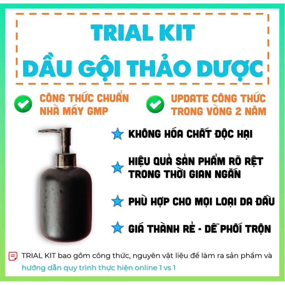 𝗱𝗮̂̀𝘂 𝗴𝗼̣̂𝗶 𝘁𝗵𝗮̉𝗼 𝗱𝘂̛𝗼̛̣𝗰 - Trial kit công thức & nguyên liệu làm mỹ phẩm