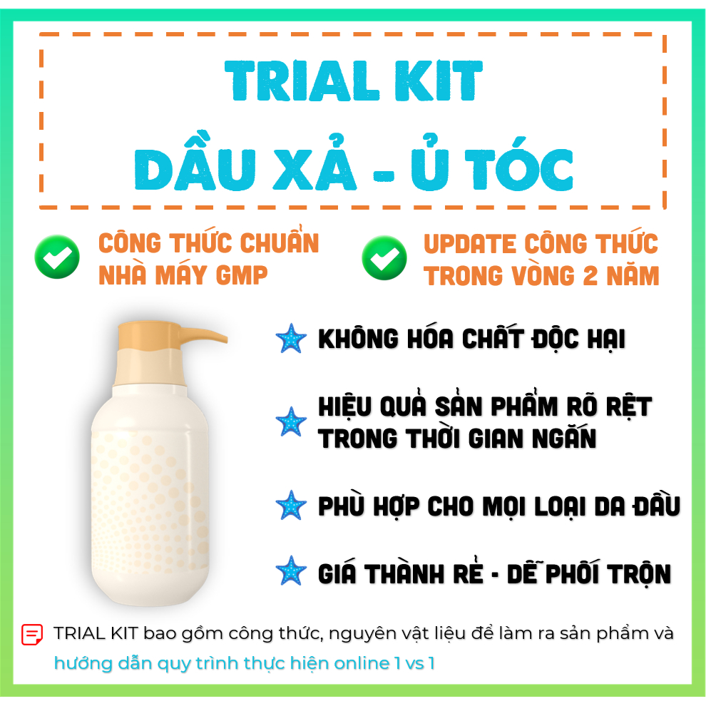 𝗱𝗮̂̀𝘂 𝘅𝗮̉  - Trial kit công thức & nguyên liệu làm mỹ phẩm