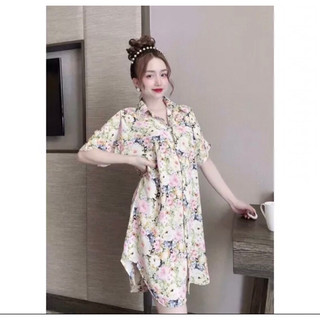 ĐẦM SƠ MI LỤA MANGO PHOM XUÔNG