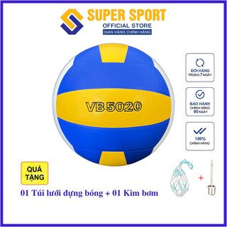 Bóng chuyền thăng long VB 5020 chính hãng tặng túi lưới đựng bóng và kim bơm bóng