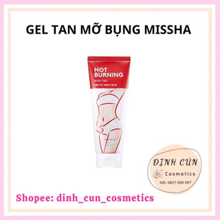 [Hàng Auth] Gel Kem Đánh Tan Mỡ Bụng Đùi Hàng Hiệu Missha Hot Burning Hàn Quốc