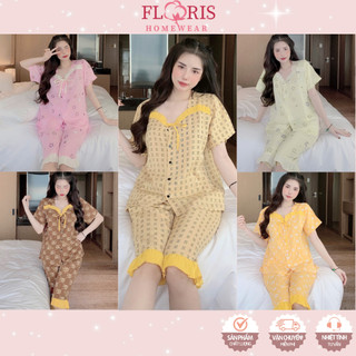 Đồ bộ ngủ lửng mặc nhà lụa mango mềm mịn, nhiều họa tiết dễ thương