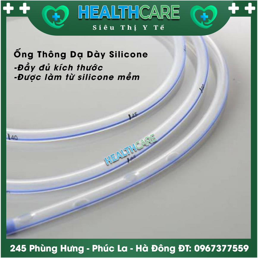 Dây Nuôi Ăn Silicone - Ống Thông Dạ Dày, Ống Nuôi Ăn Dạ Dày ,Xông Dạ Dày, Sonde Nuôi Ăn Silicone, Dùng Lâu, Chính Hãng