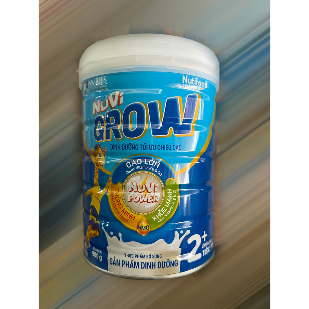 Sữa Bột Nutifood Nuvi Grow 2+ 900g. Mẫu mới