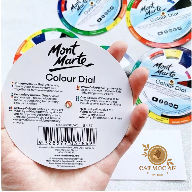 BẢNG HƯỚNG DẪN PHA MÀU MINI MONT MARTE