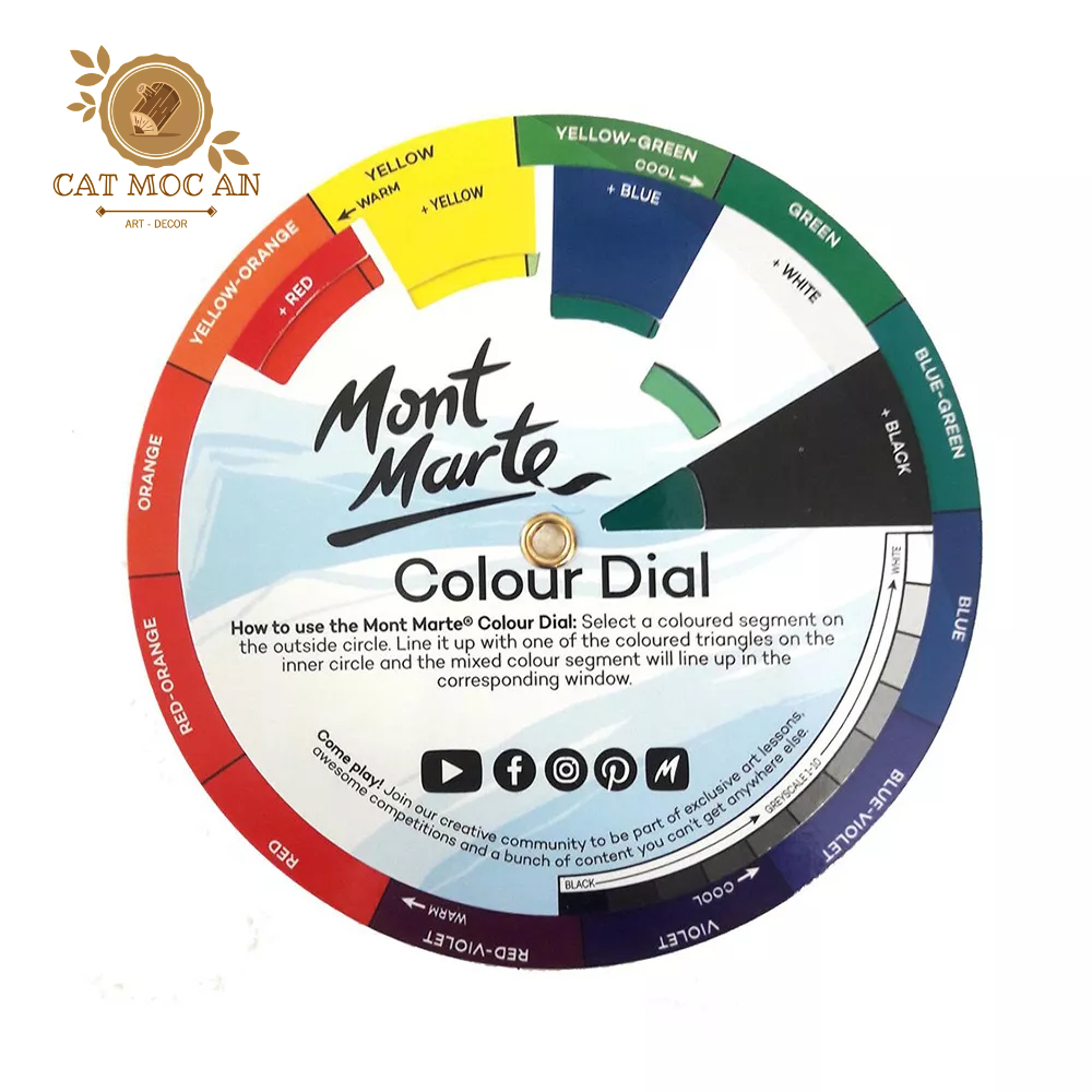 BẢNG HƯỚNG DẪN PHA MÀU MINI MONT MARTE