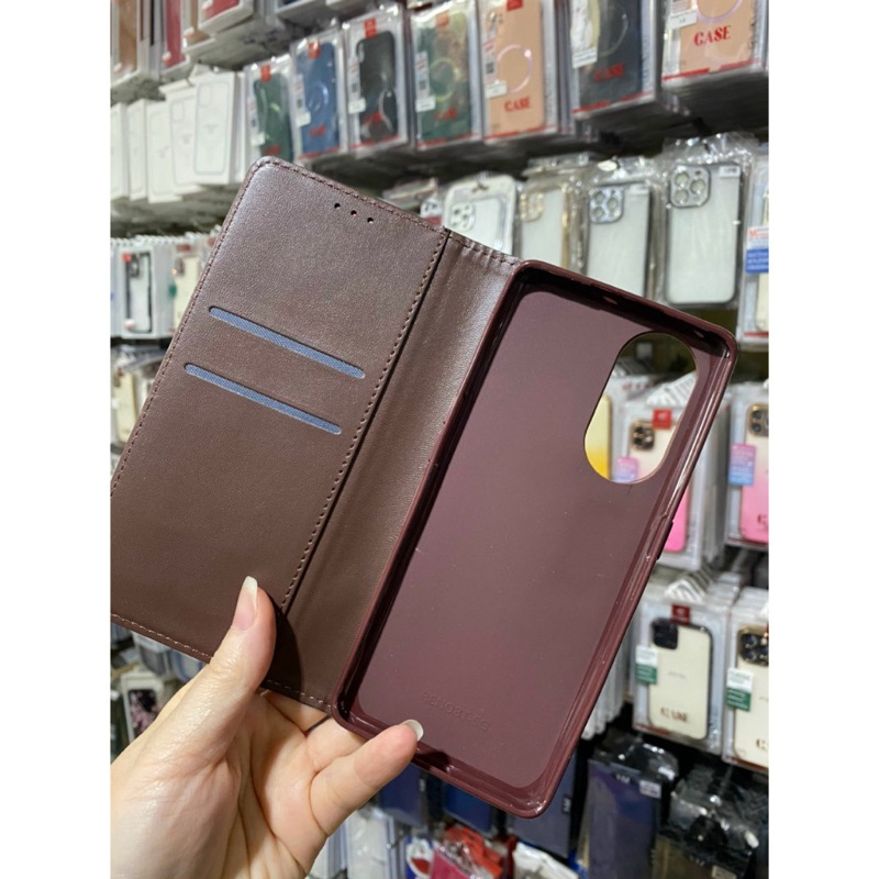 Bao da VTZ 2 mặt cho Samsung A24/ A14 5G dạng ví có ngăn để thẻ siêu tiện