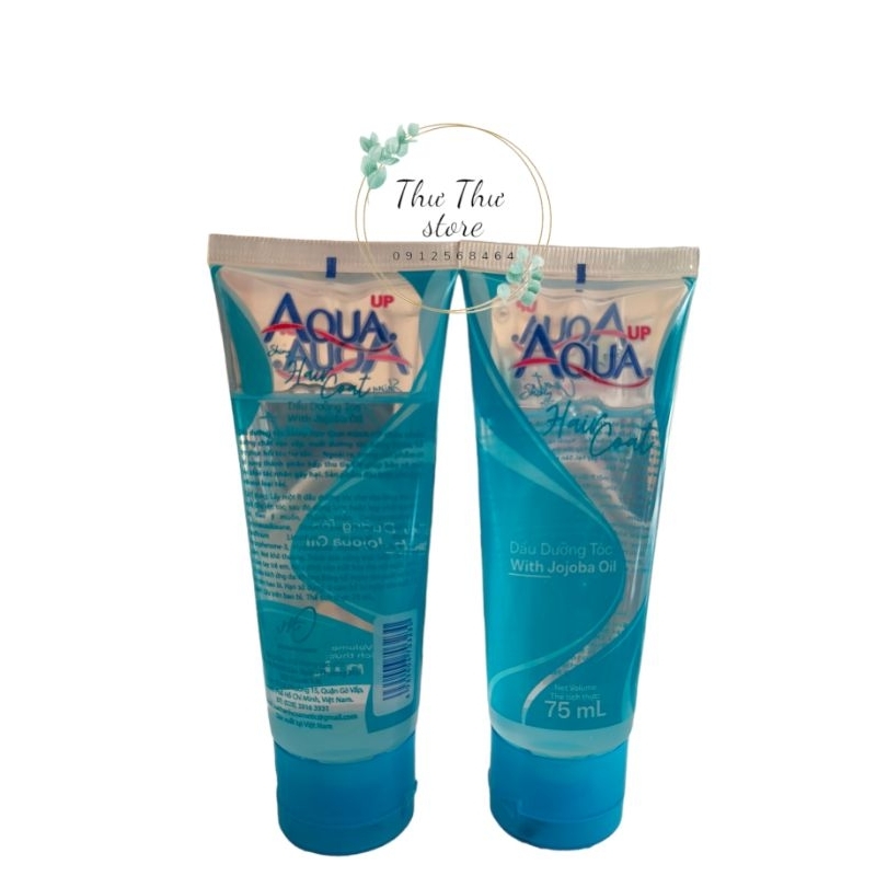 Dầu Bóng Tóc Bóng Mượt Aqua Màu Xanh