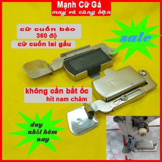 Cữ cuốn lai , cữ cuốn gấu nam châm , không cần bắt ốc MẪU MỚI